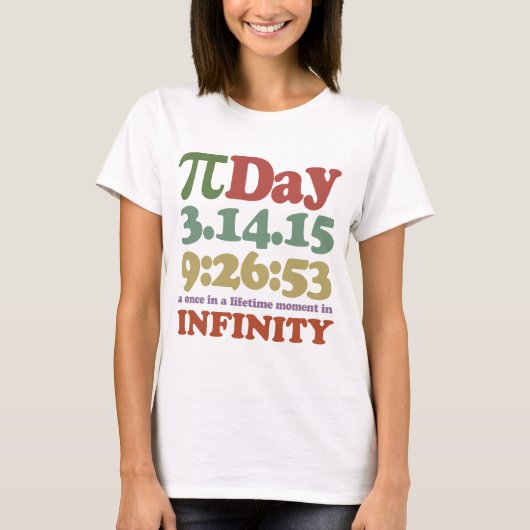 T-shirt Jour 2015 de pi (Devant)