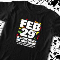 Jour bissextile Anniversaire - Année bissextile An