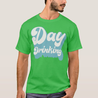 T-shirt Jour Boire Typographie Booze Design d'amoureux