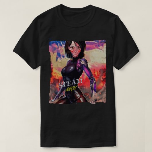 T-shirt Jour Cadeaux Alita bataille Angel mignon cadeau gr (Design devant)