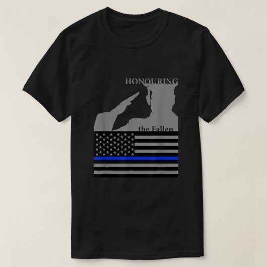 T-shirt Jour commémoratif des policiers (Design devant)