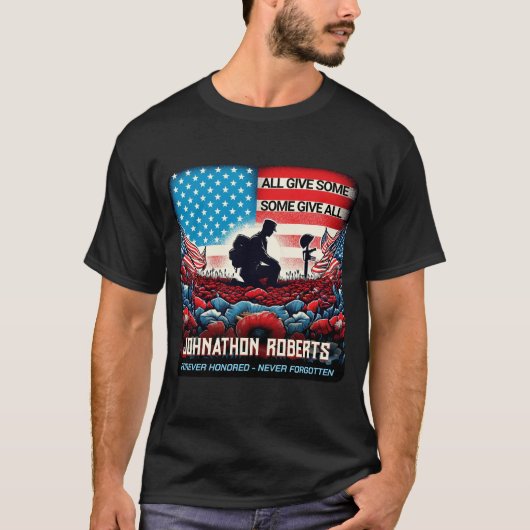 T-shirt Jour commémoratif, Jour des anciens combattants (Devant)