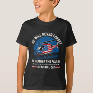 T-shirt Jour commémoratif Nous n'oublierons jamais le drap