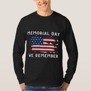 T-shirt Jour commémoratif nous nous souvenons d'un t-shir