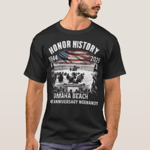 T-shirt Jour D de la plage d'Omaha 81 ST Anniversaire 1944