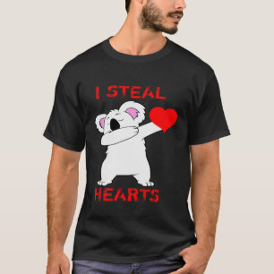 T-shirt Jour Dabbing Koala Bear I Steal Hearts Danse
