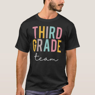 T-shirt Jour d'appréciation colorée de l'équipe de troisiè