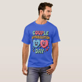 T-shirt Jour d'appréciation des couples (Devant entier)