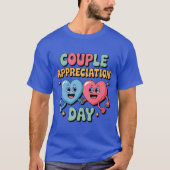 T-shirt Jour d'appréciation des couples (Devant)