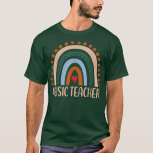 T-shirt Jour d'appréciation Rainbow professeur de musique