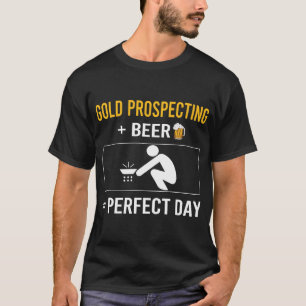 T-shirt Jour de bière de prospection d'or