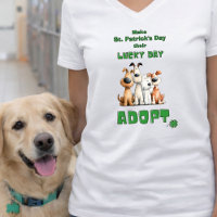 Jour de Chance Adopter des Chiens de Refuge Cute S