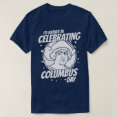 T-shirt Jour de Christopher Columbus (Design devant)