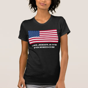 T-shirt Jour de collecte des USA : Liberté en rouge,