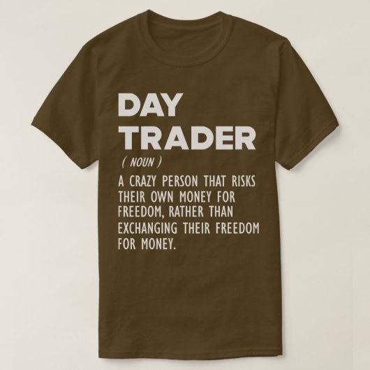 T-shirt Jour de commerçant Funny Définition b (Design devant)