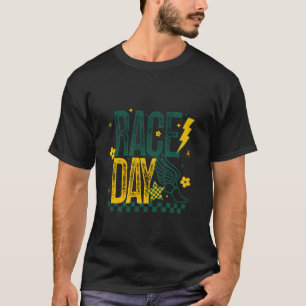 T-shirt Jour de course Cross Country Coureur de piste et d