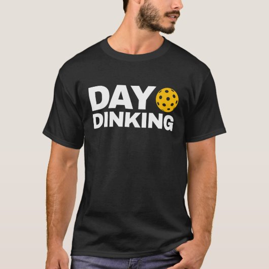 T-shirt Jour de Dinking Pickleball Dink (Devant)