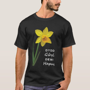 T-shirt Jour de fête de David heureux Happy St David's Day