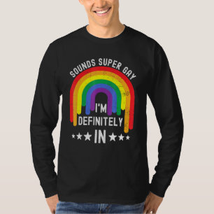 T-shirt Jour De Fierté Sonne Super Gay Je Suis Dans