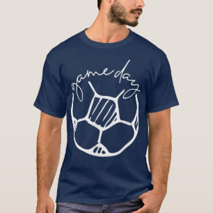 T-shirt Jour de Football Ball Sports Jeu Ball Lover Hommes