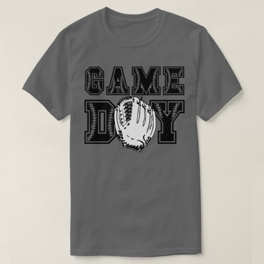 T-shirt Jour de jeu Baseball 10 (Design devant)