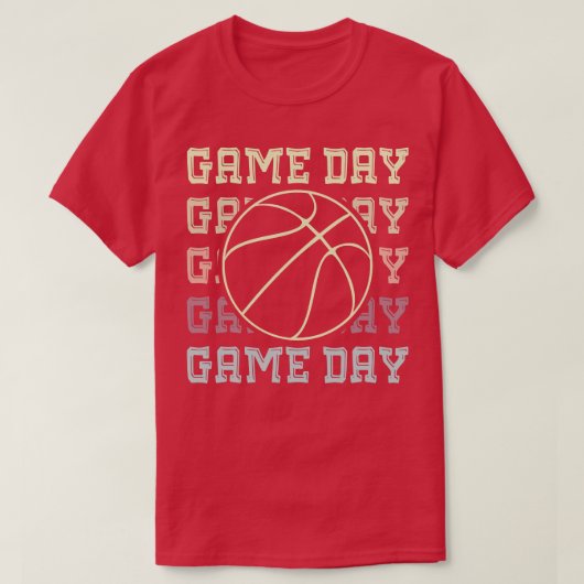T-shirt Jour de jeu Basket (Design devant)