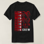 T-shirt Jour De Jeu Du Collège ESPN Rejoignez L'Équipage C (Design devant)