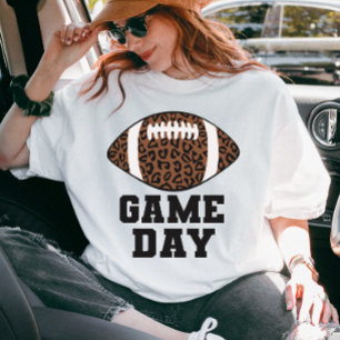 T-shirt Jour de jeu Football mignon Jeu Chemise Jour