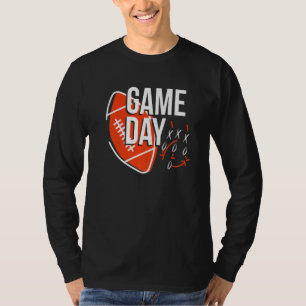 T-shirt Jour De Jeu Pour Les Équipes De Football Imaginair
