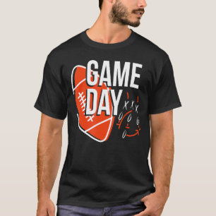 T-shirt Jour De Jeu Pour Les Équipes De Football Imaginair