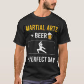 T-shirt Jour de la bière Arts martiaux (Devant)