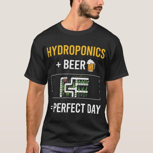 T-shirt Jour de la bière Hydroponique (Devant)