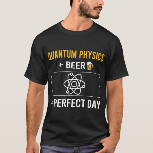 T-shirt Jour de la Bière Physique Quantique (Devant)