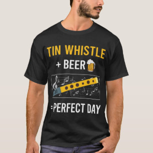 T-shirt Jour de la bière Tin Whistle Flageolet