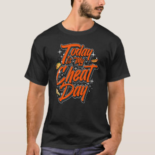 T-shirt Jour de la Cheat Aliments Entraînement Citations F