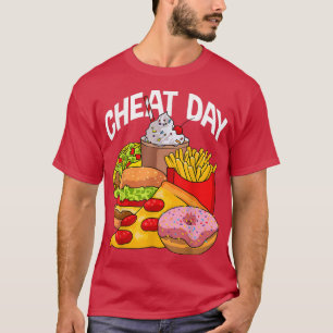 T-shirt Jour de la Cheat Entraînement Salle de gym Fitness