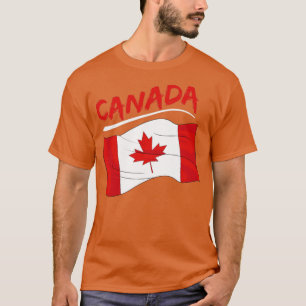T-shirt Jour de la Feuille d'érable Canada Drapeau canadie