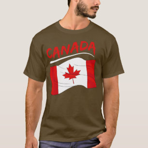 T-shirt Jour de la Feuille d'érable Canada Drapeau canadie