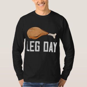 T-shirt Jour de la Jambe Thanksgiving Costume pèlerin Jour