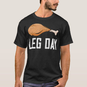 T-shirt Jour de la Jambe Thanksgiving Costume pèlerin Jour