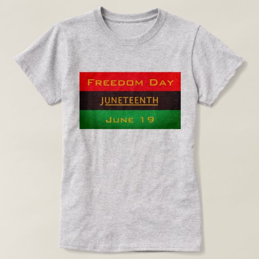 T-shirt Jour de la liberté Juneteenth (Design devant)