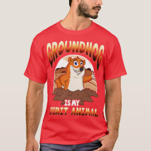 T-shirt Jour de la marmotte Esprit Animal