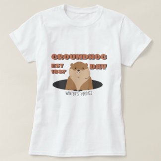 T-Shirt Jour de la marmotte | Rétro DEPUIS 1887