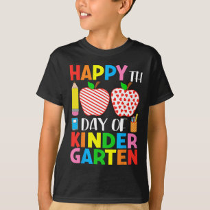 T-shirt Jour De La Maternelle Enseignant Et Coeurs Étudian