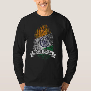 T-shirt Jour de la République de l'Inde Drapeau indien hin