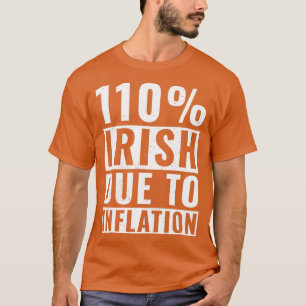 T-shirt Jour de la Saint Patrick 110 Irlandais Racines Irl