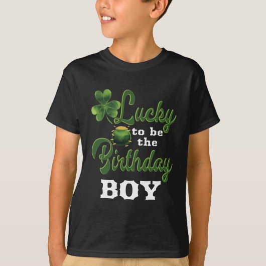 T-shirt Jour de la Saint Patrick Anniversaire Chemise Luck (Devant)