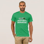 T-shirt Jour de la Saint Patrick | Bières vertes e (Devant entier)