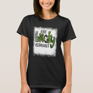 T-shirt Jour de la Saint Patrick blanchi Leopard One Lucky