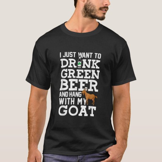 T-shirt Jour de la Saint Patrick Boire Bière Verte Hang Av (Devant)